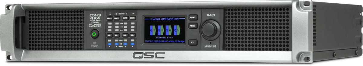 QSC CX-Q 4K4 Amplificador 4 Canales. 4000W